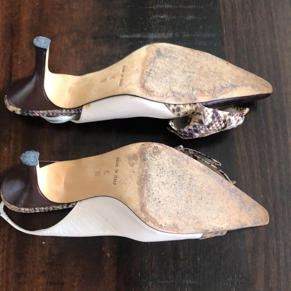 Beverly Feldman floral WOMENS Italian shoes in mint condition. - Picture 5 of 8